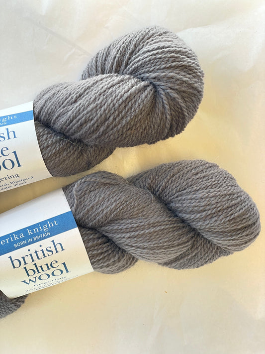 British blue wool - Mørk grå