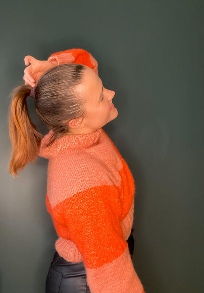 Garnpakke - stripete sweater